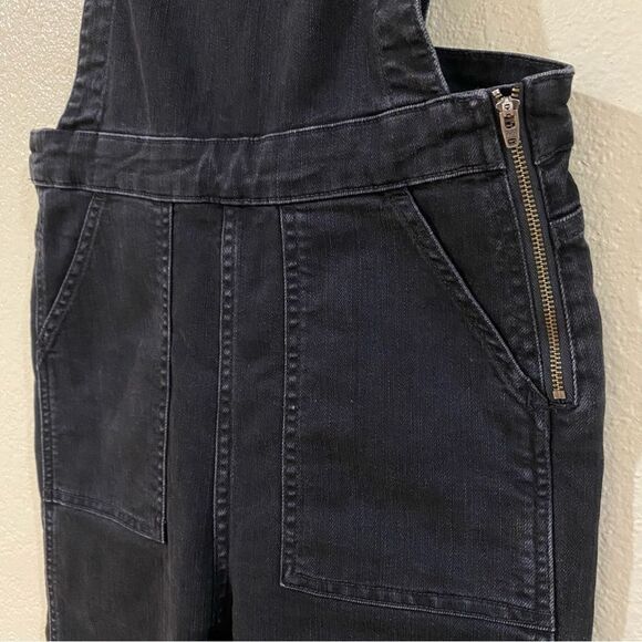 Madewell Black Denim Overalls - Picture 3 of 9